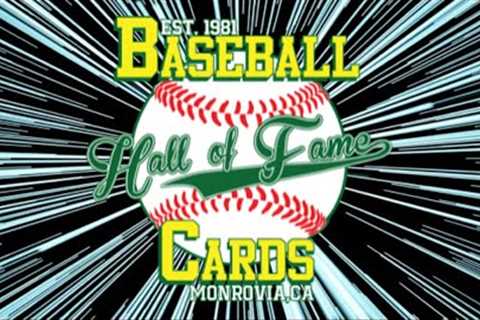 3/31 PERSONAL BREAKS LIVE IN 4K!! @ Hall Of Fame Baseball Cards