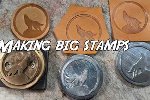 Making leather stamps by trial and error