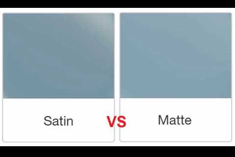 Satin Vs Matte: (Side-by-Side Comparison Guide)