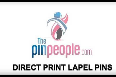 Direct Print Lapel Pins - Rush Ordered Lapel Pins by The Pin People