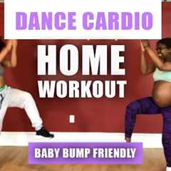 EASY DANCE CARDIO HOME WORKOUT - For all levels (Pregnancy/Baby bump friendly)