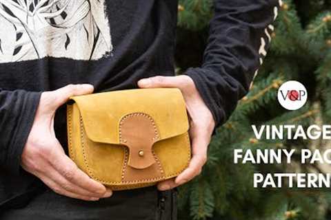 How to Make a Vintage Fanny Pack (Link to Pattern in Description)