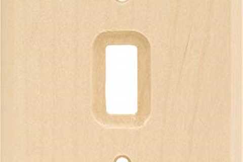 Franklin Brass W10393-UN-C Square Single Toggle Switch, Unfinished Wood