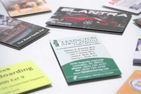 Business Card Magnet - Custom Printed Flat Magnets by Promotions Now