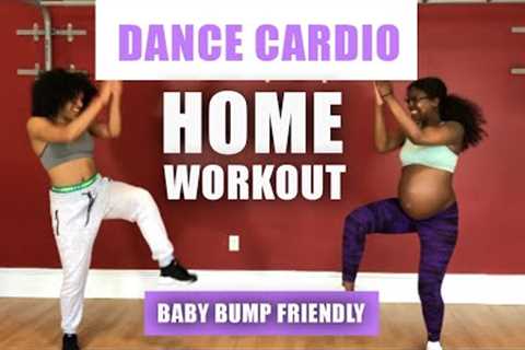 EASY DANCE CARDIO HOME WORKOUT - For all levels (Pregnancy/Baby bump friendly)