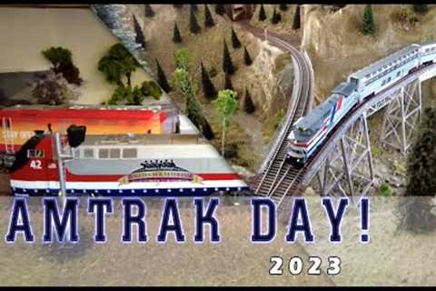 Amtrak Day 2023 - All Amtrak Model Trains, ALL DAY!