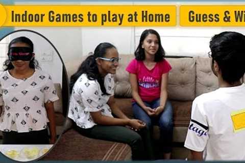 5 Indoor games to play at home | Trending party games Ideas | Party games for Kids and Family | Fun