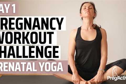 Pregnancy Yoga Workout First Trimester (9 minutes)