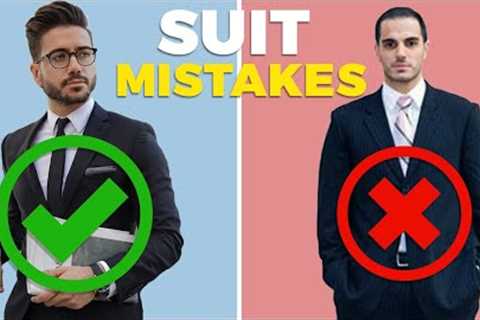 10 SUIT MISTAKES MEN MAKE And How To Fix Them | Alex Costa