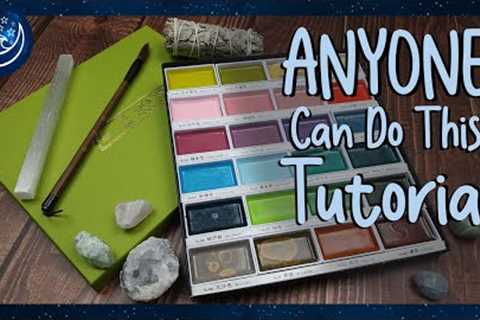 The EASIEST Watercolor Tutorial EVER! So Easy, You''ll NEVER Mess Up! + Free Gift!