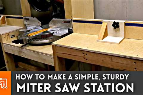 Miter Saw Station // Woodworking How To | I Like To Make Stuff - Woodworking Learn