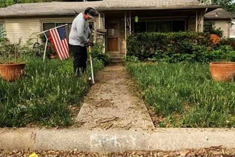 Knocked On VETERAN''S Door To Mow His OVERGROWN Lawn