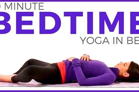 10 minute Bedtime Yoga IN BED | Relaxing Bedtime Yoga Routine