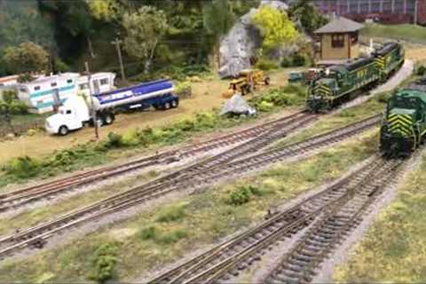 Operating a Through Train on the NWV Model RR