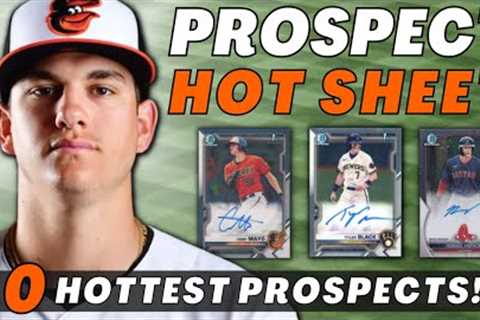 2023 MLB Prospect Hot Sheet #6 | 50 Hottest MiLB Players Right Now | Bowman Chrome Baseball Cards