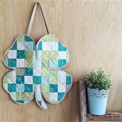 WeAllSew Tutorial: St. Patrick's Day Wall Hanging