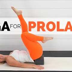 YOGA FOR PELVIC FLOOR PROLAPSE | Ease Pelvic Pressure, Heaviness, and Pain | HIP Mobility