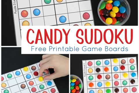 Candy Sudoku Printable Game Boards