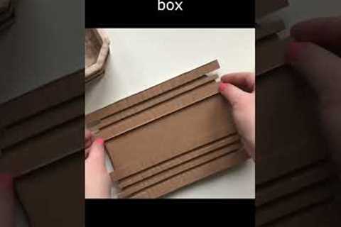 DIY Beautiful cardboard box | Handmade  decor