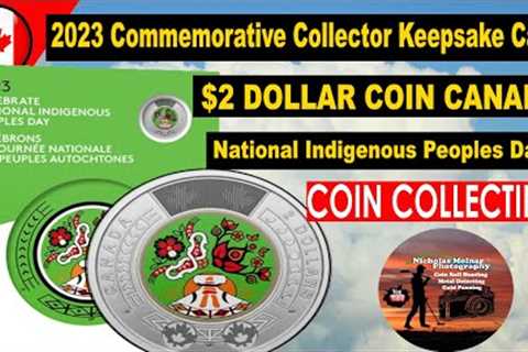 2023 Commemorative Collector Keepsake Card  National Indigenous Peoples Day $2 Dollar Coin