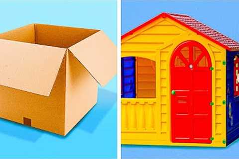 40 SIMPLE CARDBOARD DIYS || Funny Projects by 5-Minute DECOR