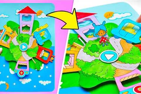 Let''s Make Paper World of Toca Boca | DIY Cardboard Planner