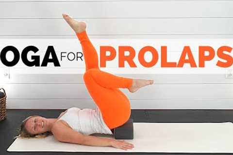 YOGA FOR PELVIC FLOOR PROLAPSE | Ease Pelvic Pressure, Heaviness, and Pain | HIP Mobility