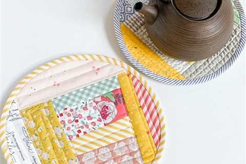 WeAllSew Tutorial: Quilt-As-You-Go Trivet Set