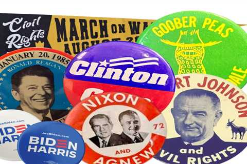 Presidential Election and Political Collectible Pins, Pennants and More!