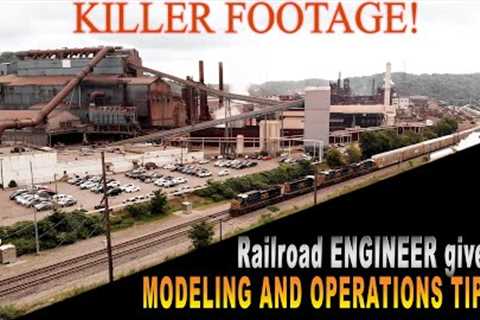 Railroad Operations, Incredible Footage, Industrial Modeling Tips & MORE!