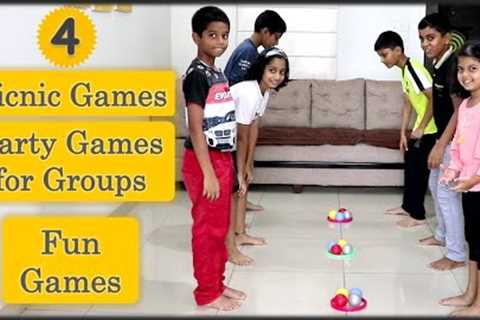 4 Funny Games for Kids | Games for kids group | Picnic Games | Team Games | Indoor Outdoor Games