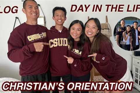 DAY IN THE LIFE VLOG: CHRISTIAN''S ORIENTATION | The Laeno Family