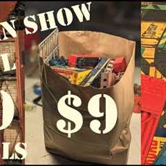 $9 Model Train Show MYSTERY BAG! 40 HO scale models, will all the locomotives run?