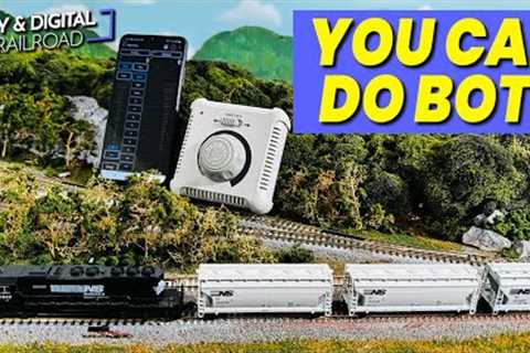 You CAN run DC and DCC Trains on the same layout.