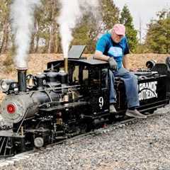 Riding Powerful Tiny Locomotive Train on World Longest Model Train Track