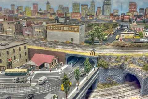 One of America’s largest HO scale model train layouts - The Chelten Hills Model Railroad Club