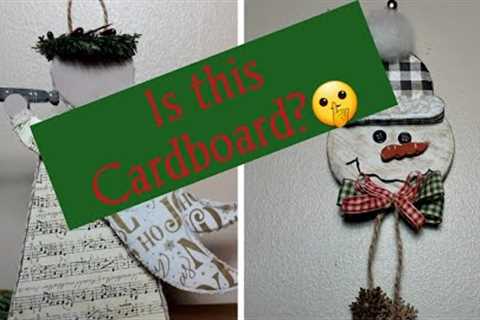 Christmas ornaments from cardboard!