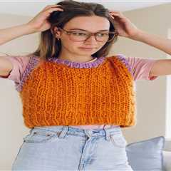 Cute Top Alert! Knit a ‘Super Purlfect’ Vest by Lauren Aston Designs