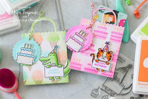 Birthday Gift Bag Shaped Gift Card Holders