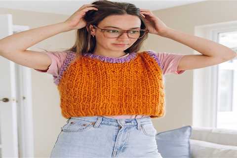 Cute Top Alert! Knit a ‘Super Purlfect’ Vest by Lauren Aston Designs