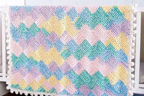 Free Crochet Pattern – Entrelac Afghan