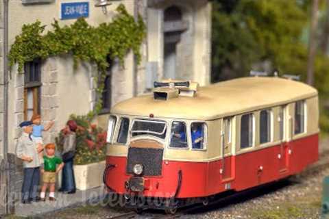 Best Place to Visit in France Jean-Ville - Realistic O Scale Model Train Layout by Jan van Remmerden