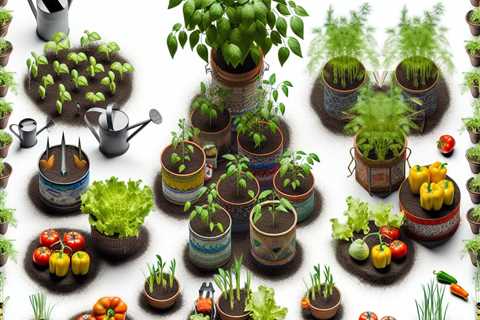 “Can I grow vegetables in pots or containers?”