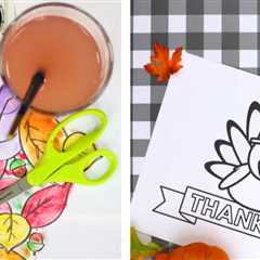 17 Thanksgiving Placemats Crafts Kids Can Make