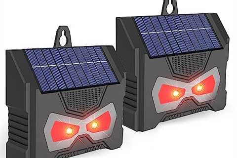 Outdoor Solar Powered Animal Repeller for Garden