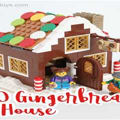Build Your Own LEGO Gingerbread House