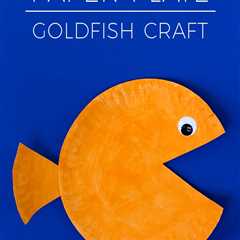 Paper Plate Goldfish Craft