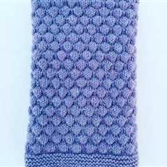 Knit a Bubble Baby Blanket … The Perfect Baby Shower Gift!