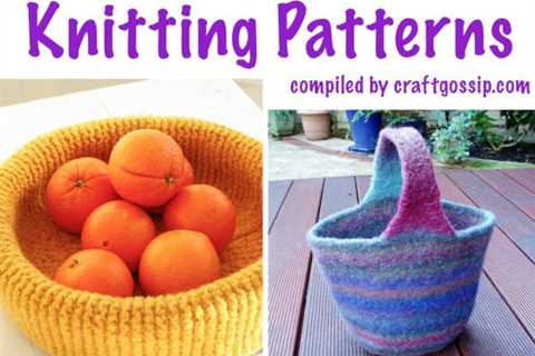 Free Easter Basket Knitting Patterns