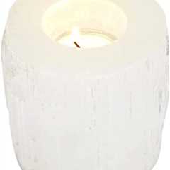 Selenite Crystal Candle Holder Review: A Glowing Gem